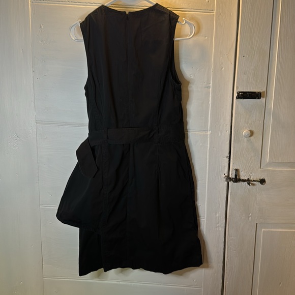 3:1 Phillips Lim black cotton dress with a flare on one side. - Picture 4 of 5
